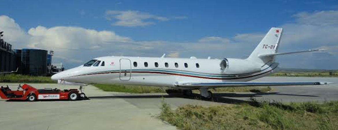 The aircraft, Cessna 680 Citation Sovereign belonging to our aviation company, has been put up for sale.