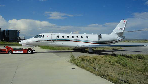 Havacılık şirketimizin elindeki Cessna 680 Citation Sovereign tipi uçak satışa çıkarıldı.